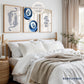 Navy Blue Set Of 3 Prints