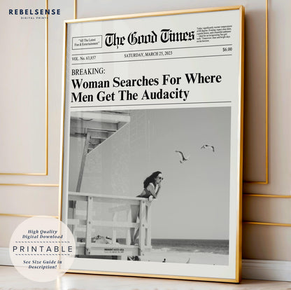 Funny Newspaper Print