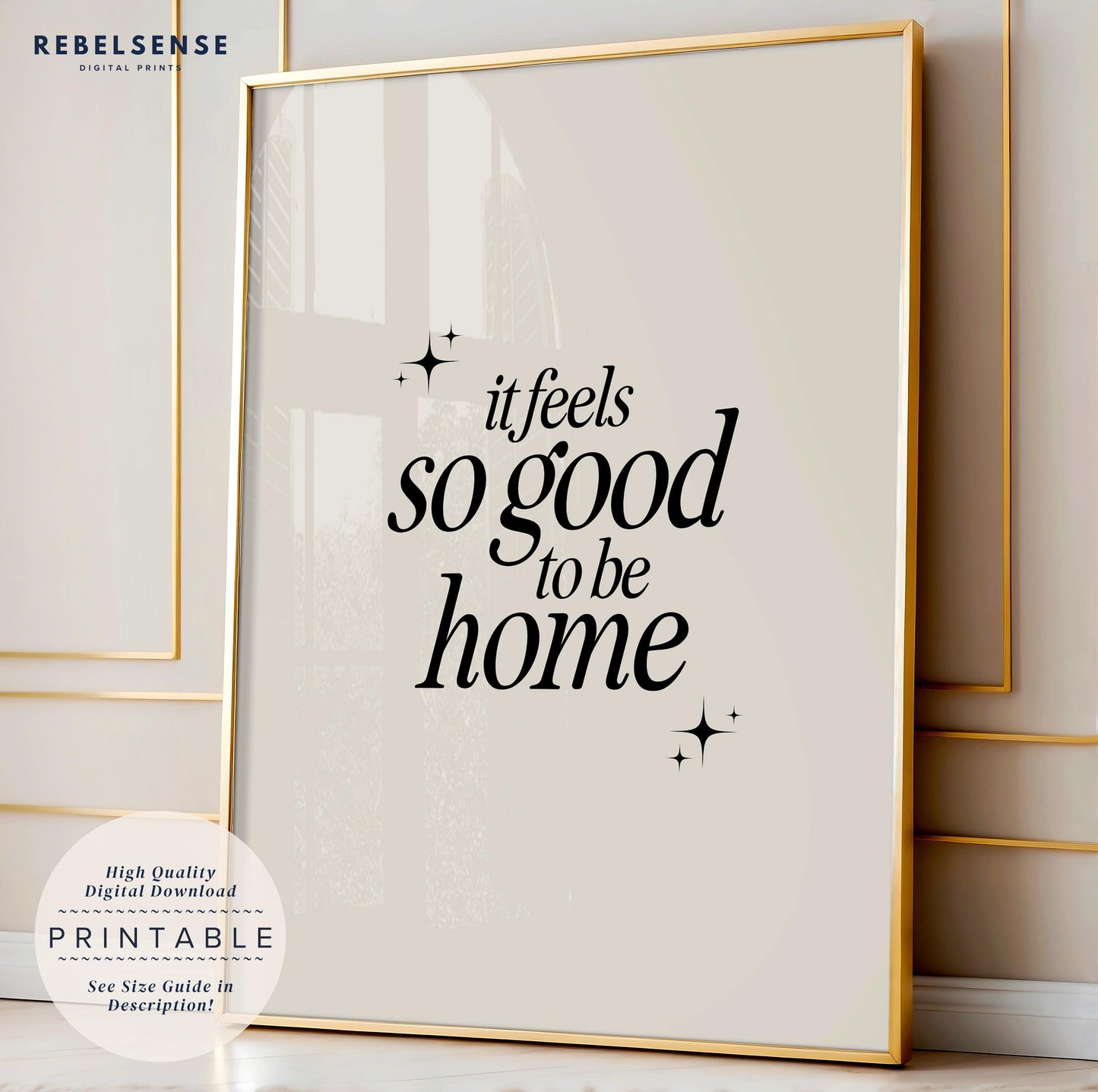 Good To Be Home Print
