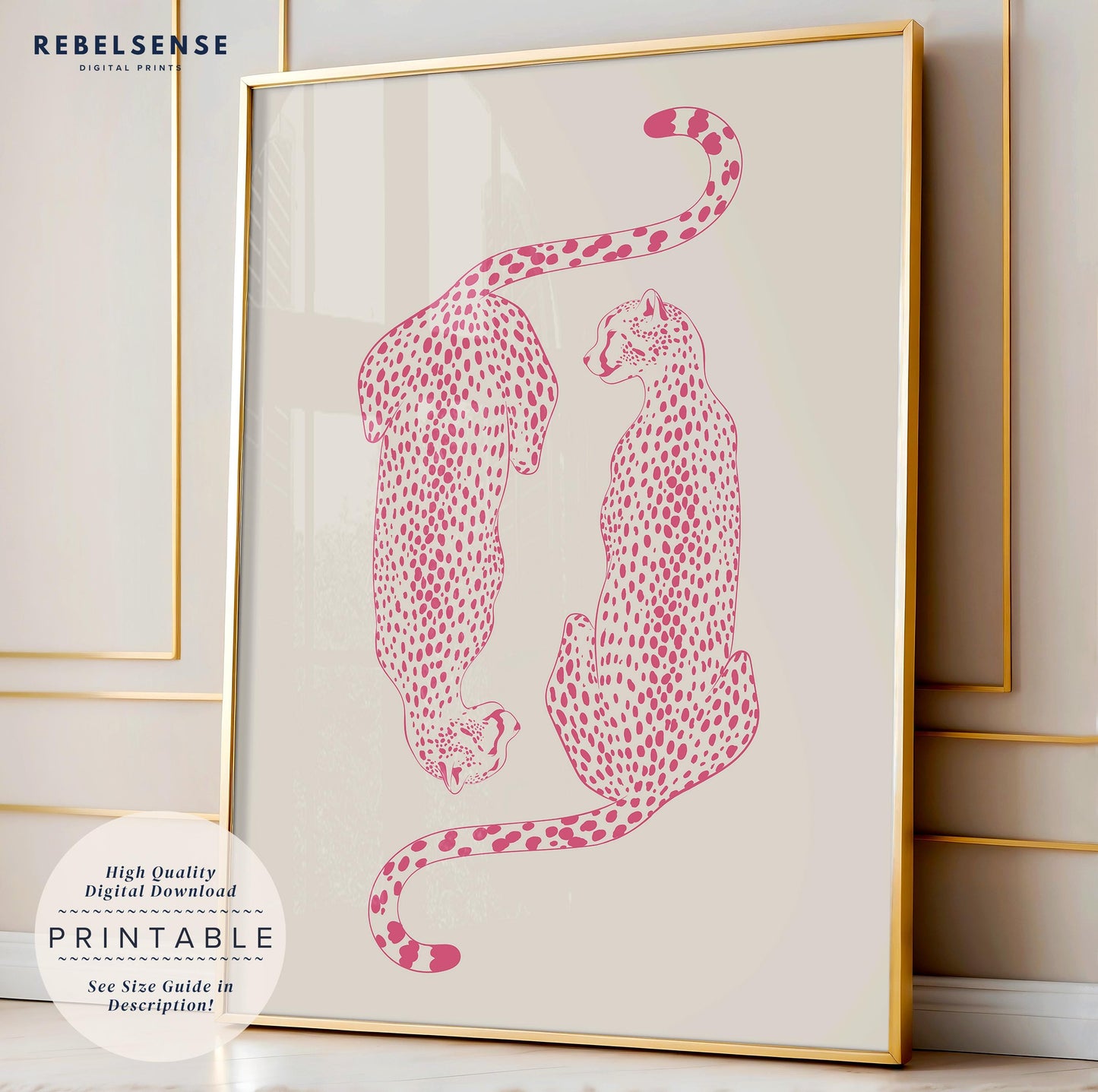 Pink Cheetah Print
