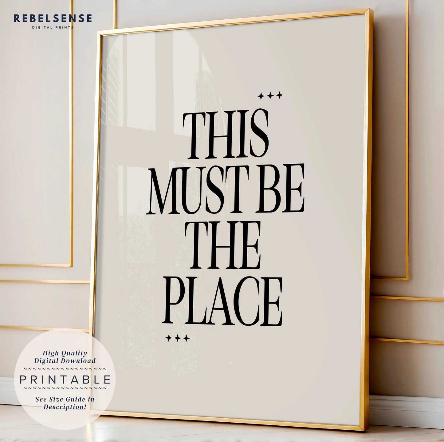 This Must Be The Place Print