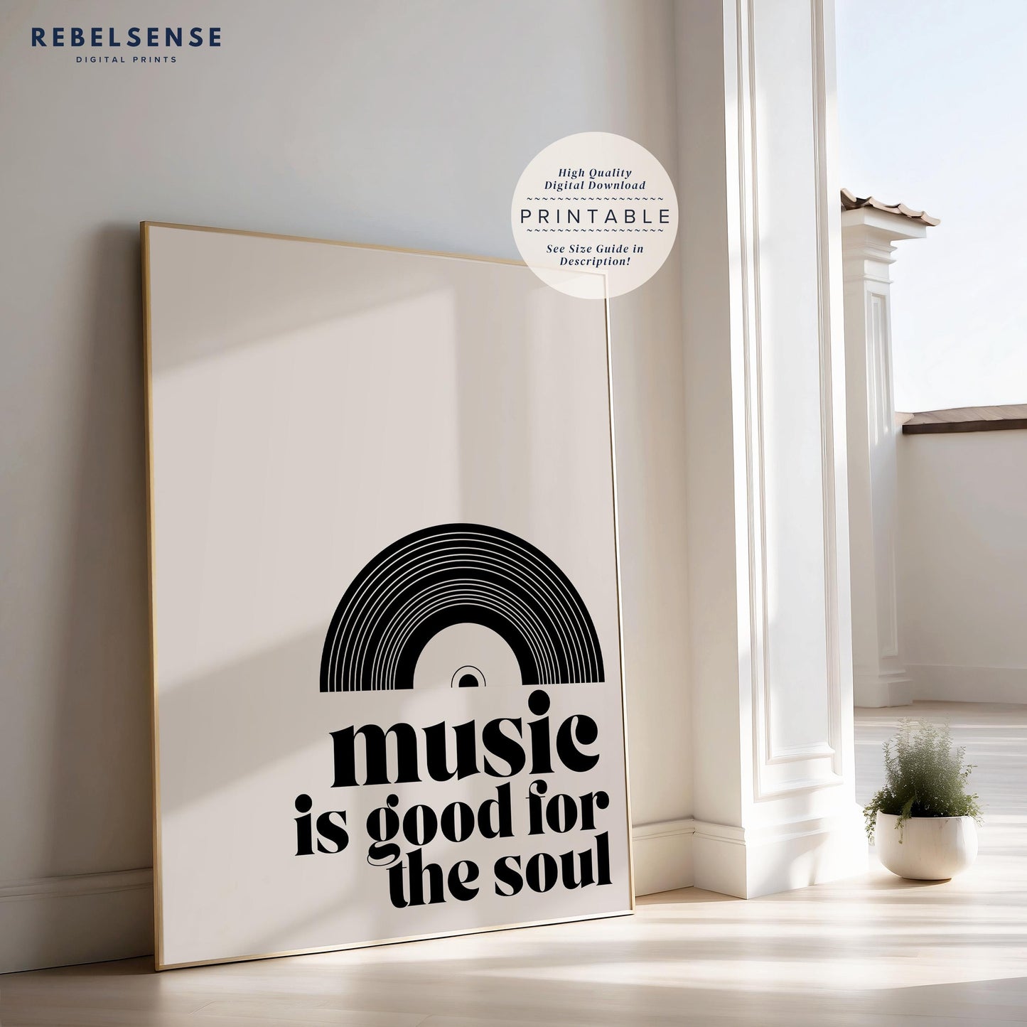 Music Quote Print