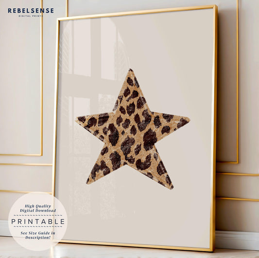 Cheetah Star Print
