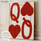 Queen of Hearts Card Print