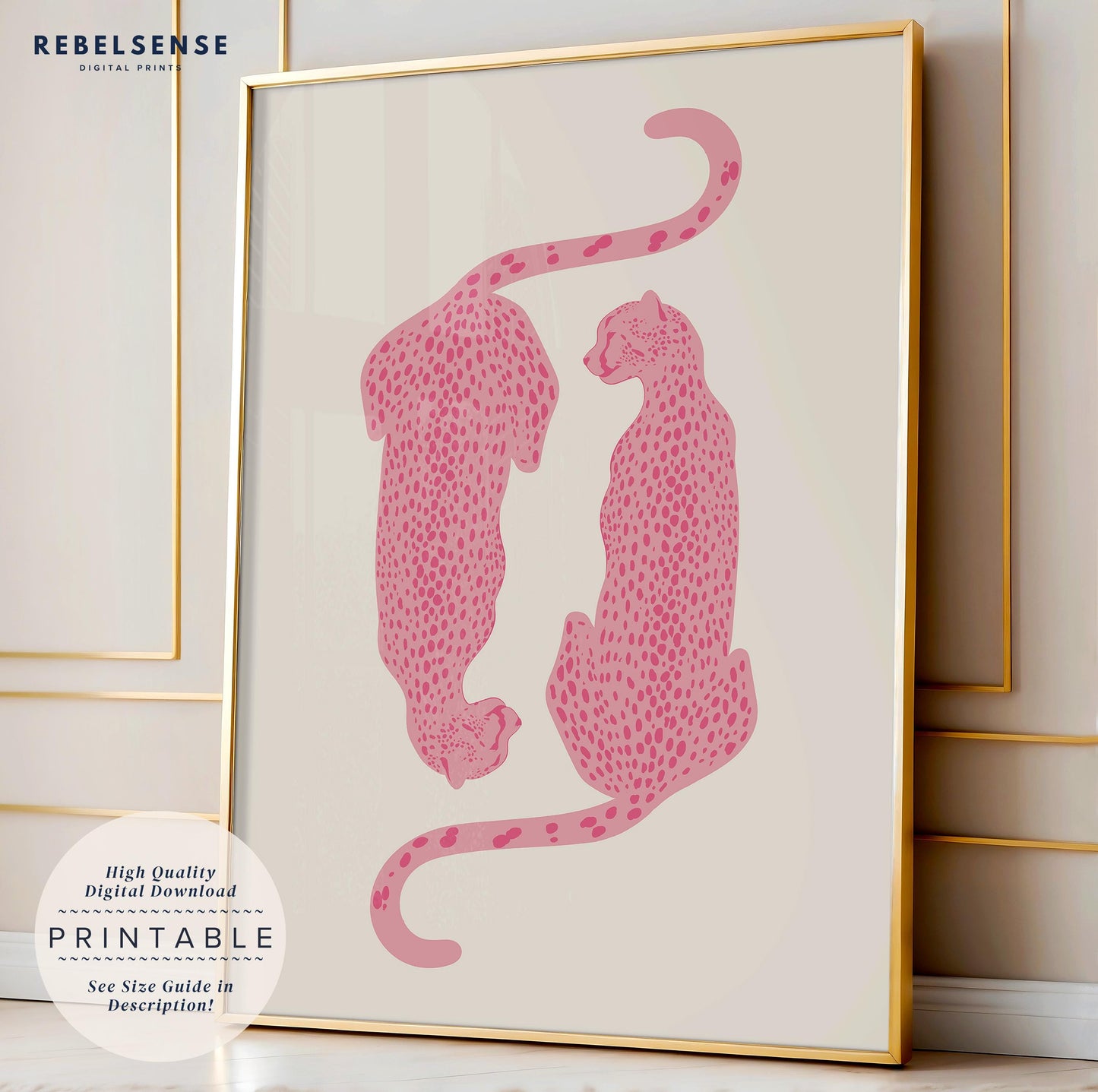 Pink Cheetah Print
