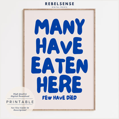 Funny Kitchen Print