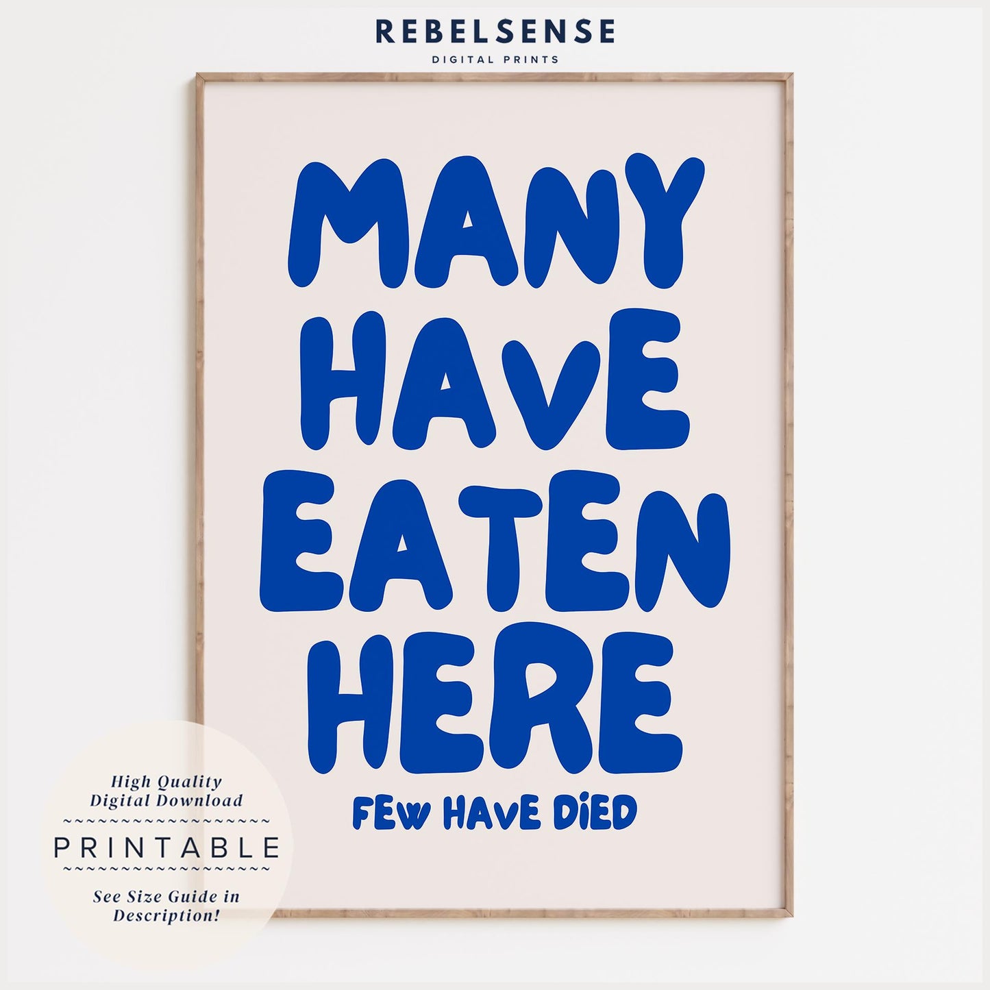 Funny Kitchen Print