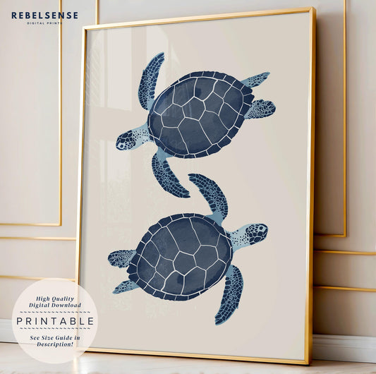 Watercolor Sea Turtle Print
