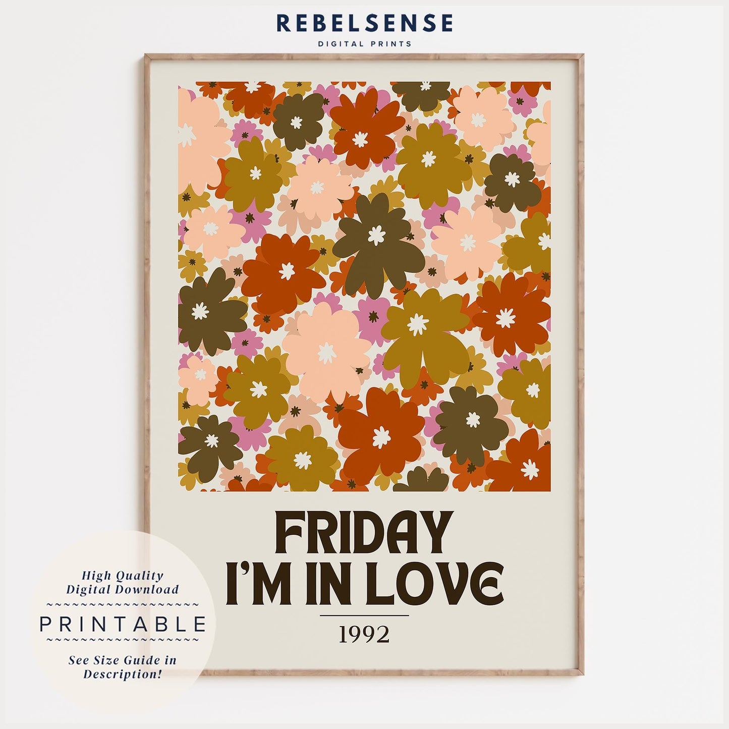 Friday I'm In Love Lyric Print