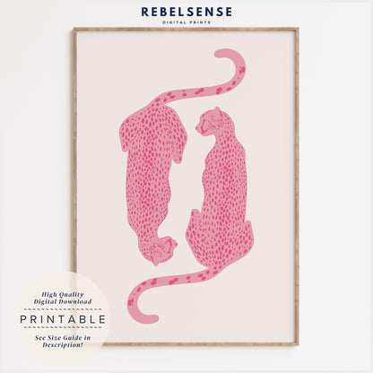 Pink Cheetah Print