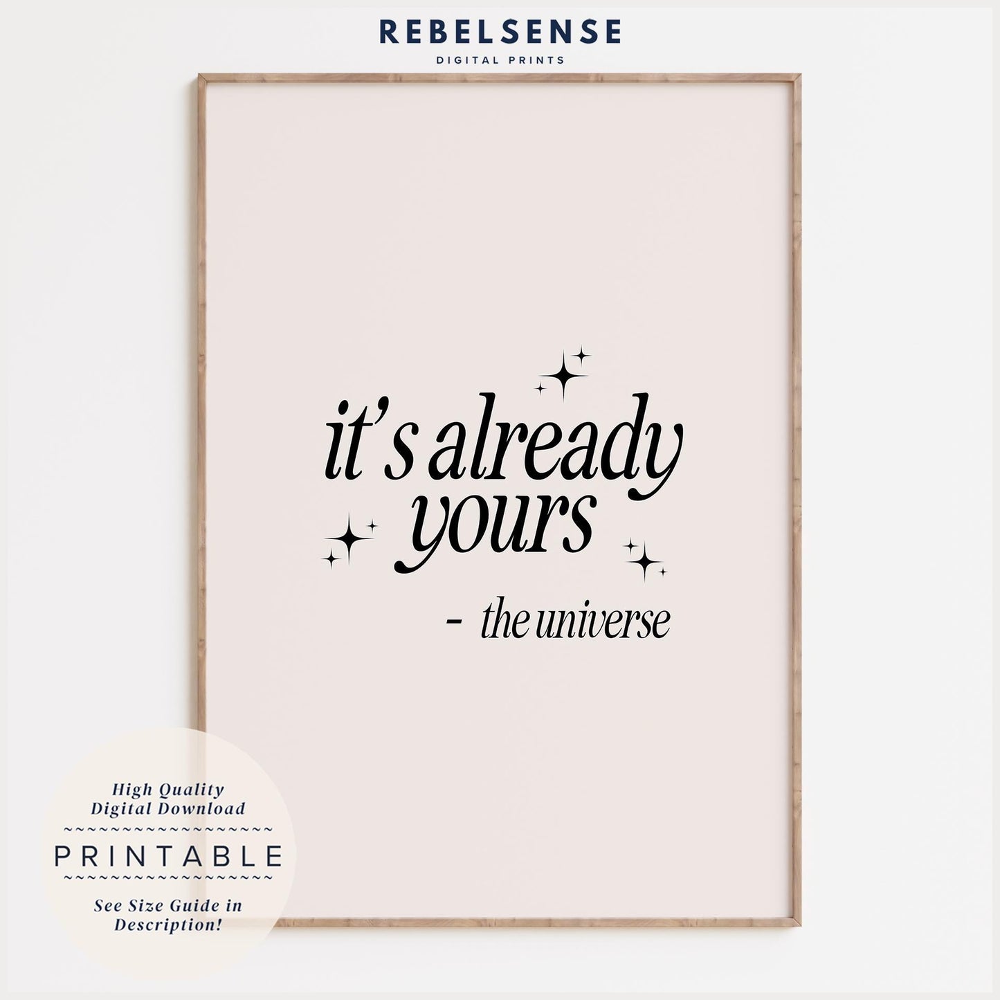 Retro Manifest Print