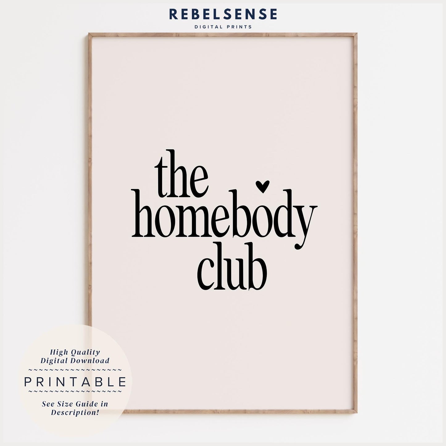 Homebody Club Print
