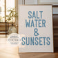 Salt Water & Sunsets Print