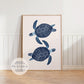 Watercolor Sea Turtle Print