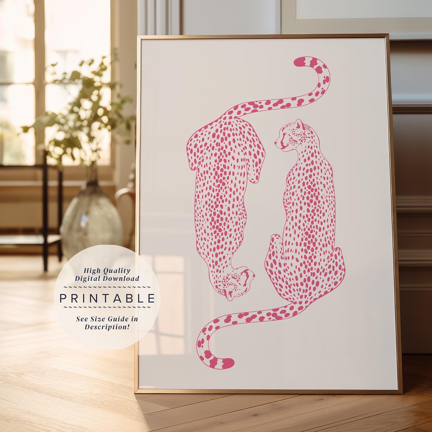 Pink Cheetah Print