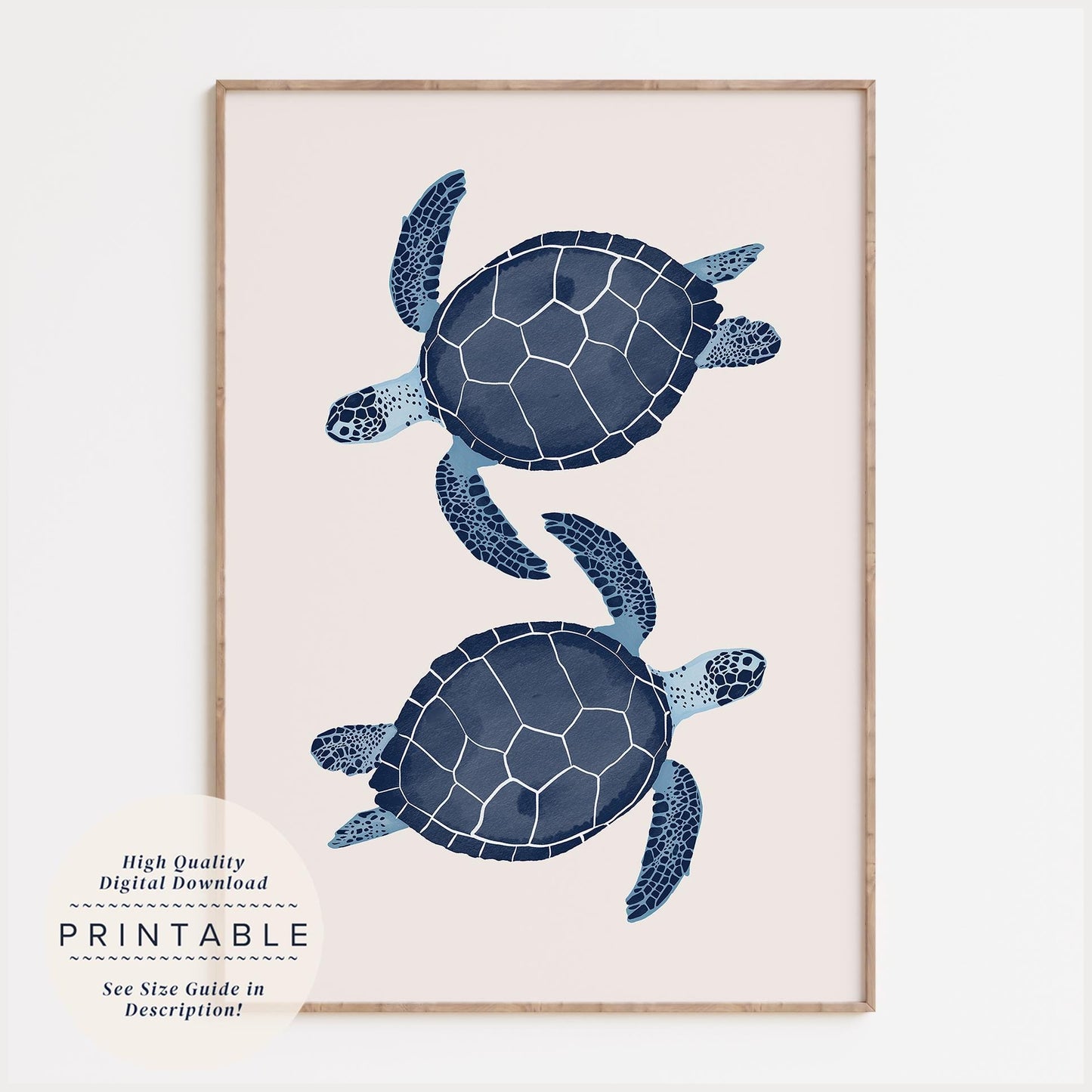 Watercolor Sea Turtle Print