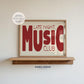 Music Club Print