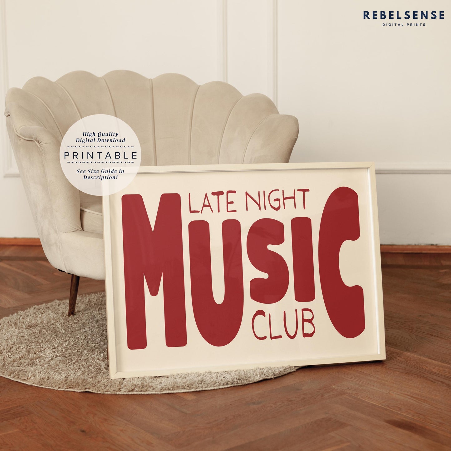 Late Night Music Club Print