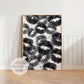 Black Lipstick Print