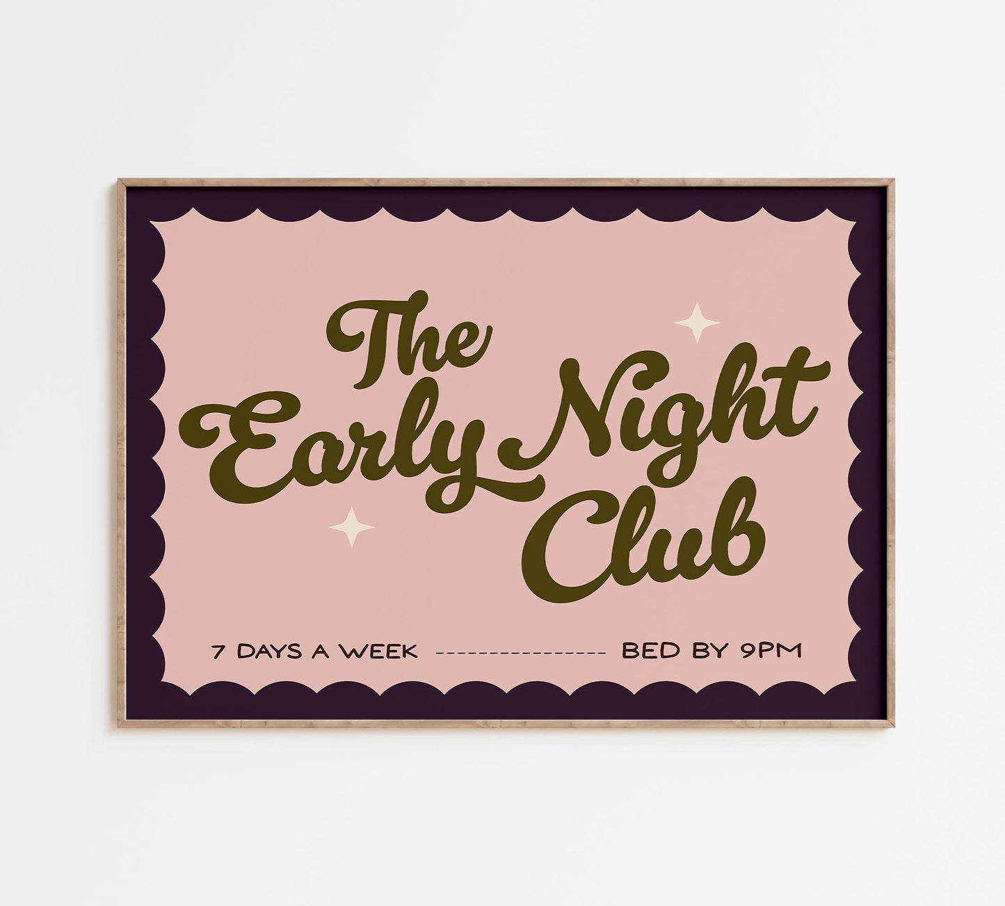 Early Night Club Print