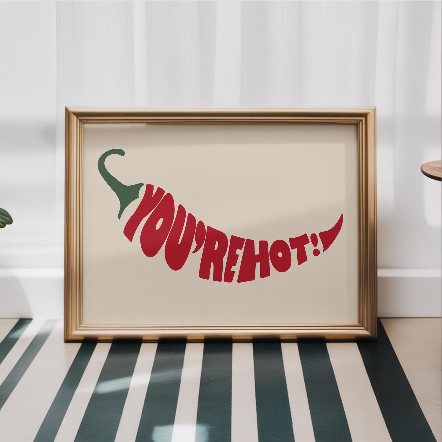 You're Hot! Chili Pepper Print