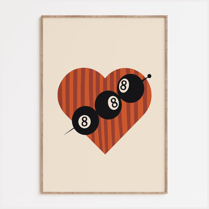 Pool Ball Olives Print