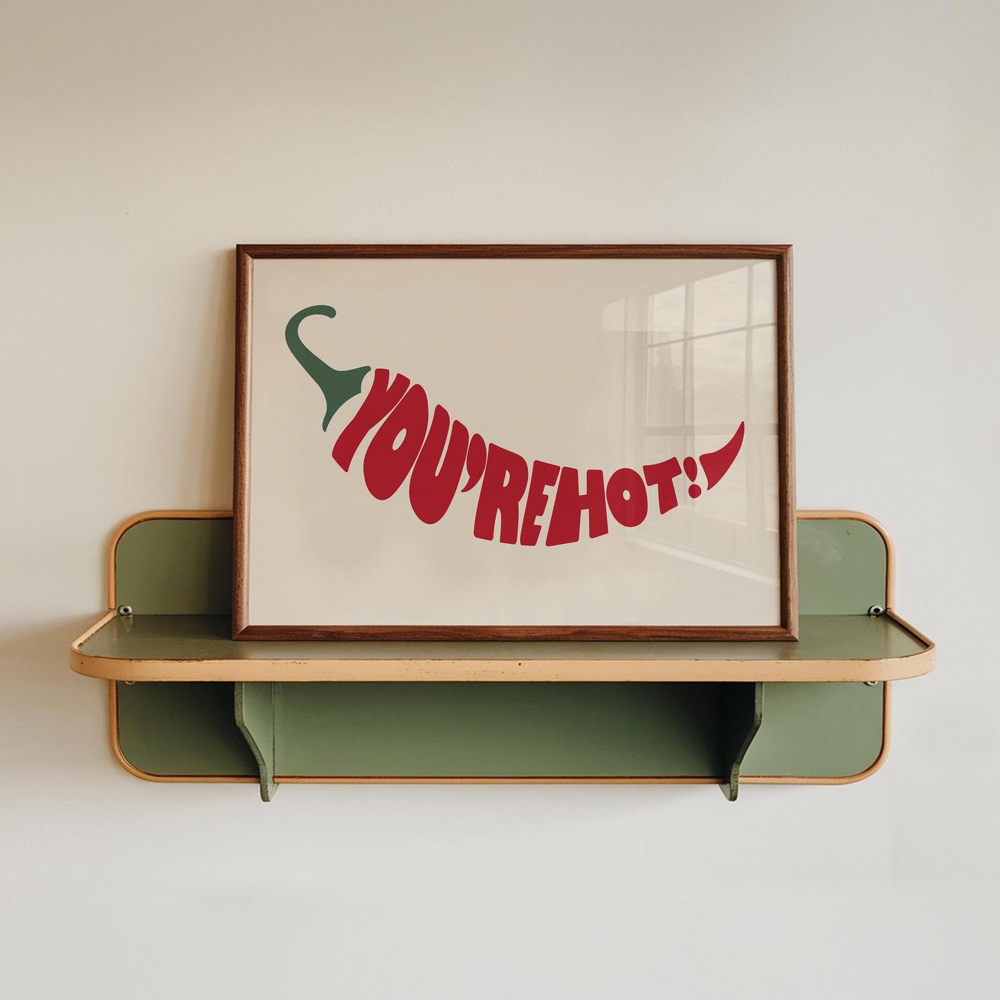 You're Hot! Chili Pepper Print