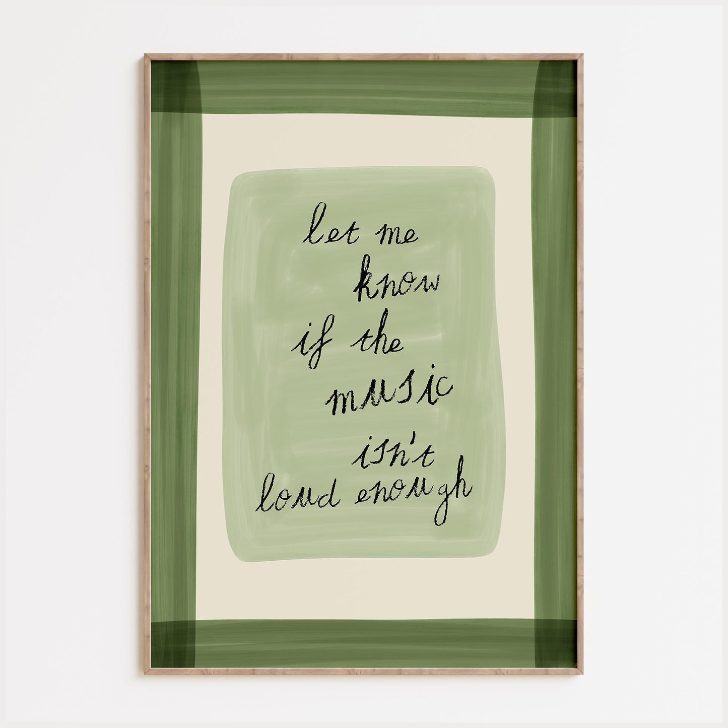 Music Isn't Loud Enough Print