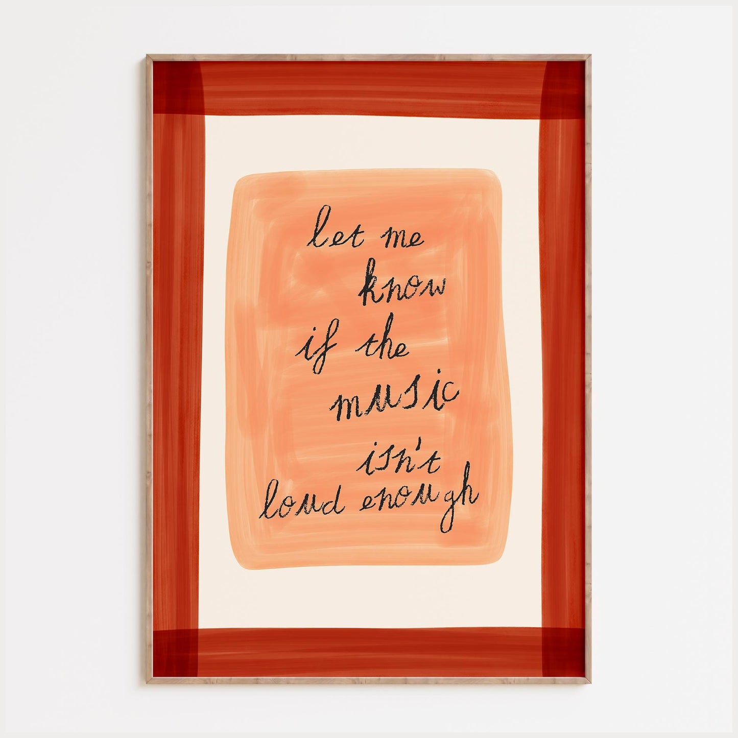 Music Isn't Loud Enough Print