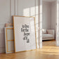 Hope of It All Song Lyric Print