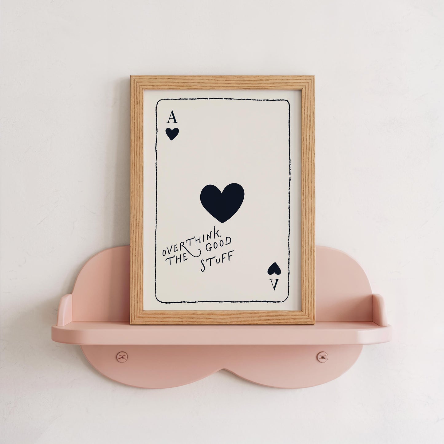 Motivational Playing Card Print