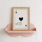Motivational Playing Card Print