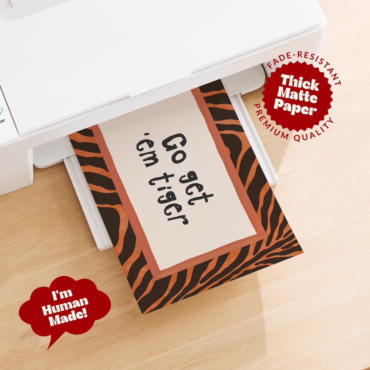 Go Get Em Tiger Wall Art