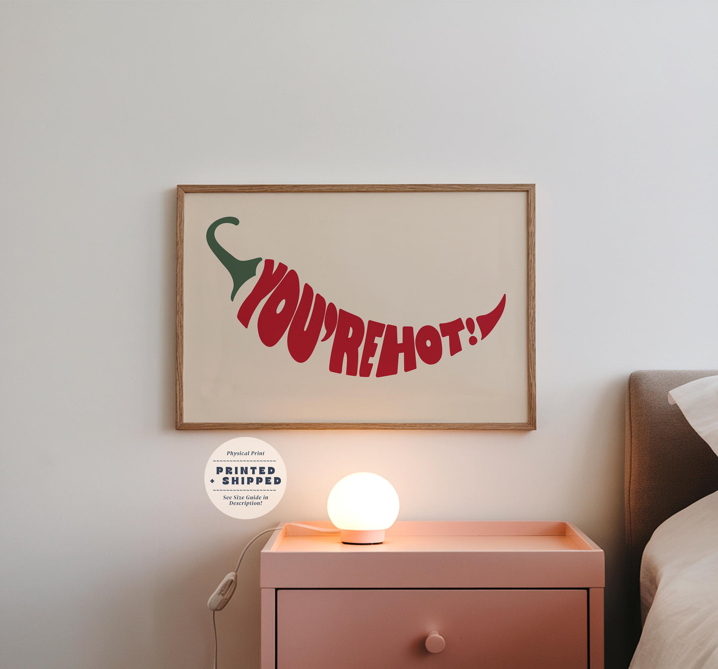 You're Hot! Chili Pepper Print