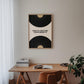 Record Player Quote Print