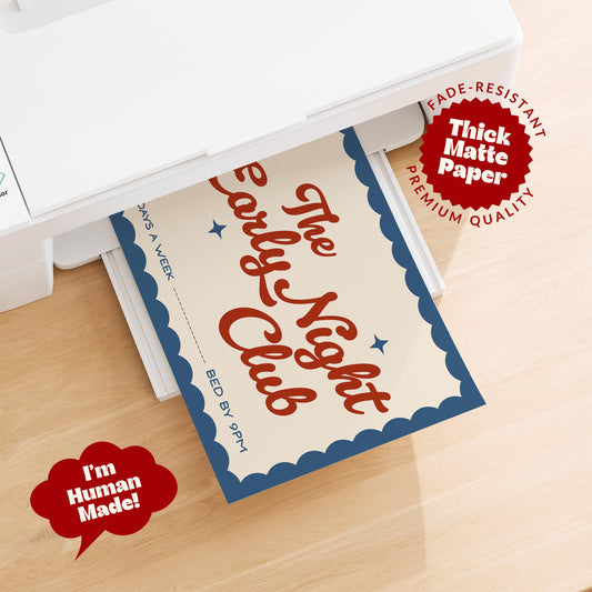 Early Night Club Print