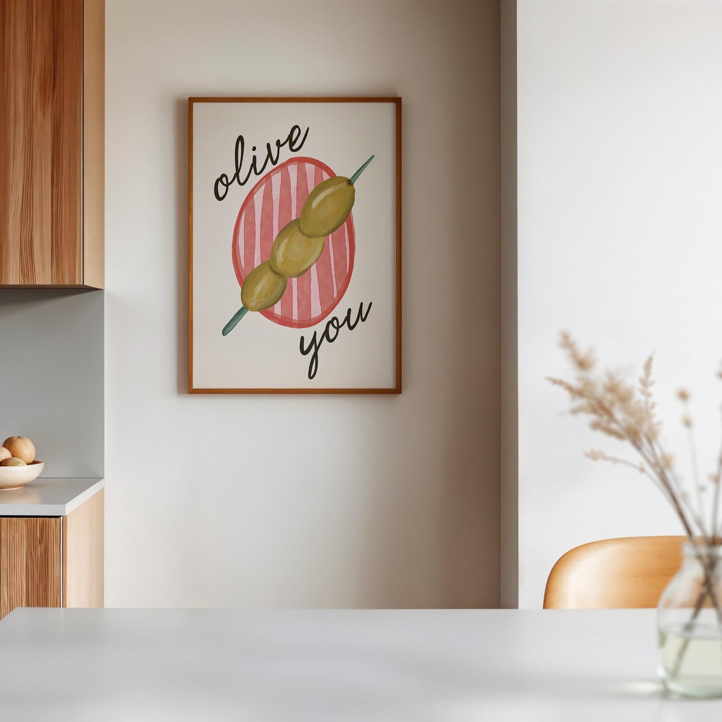 Olive You Print