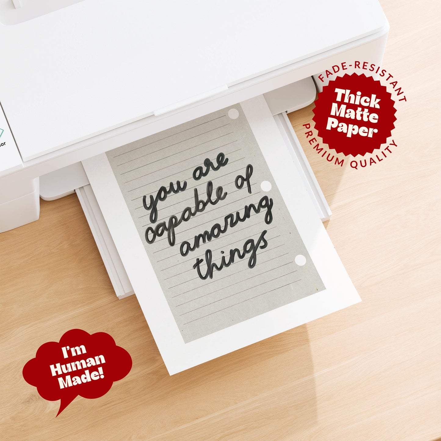 You Are Capable Of Amazing Things Print