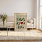 Snug As A Bug Print - Sage Green