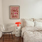 Snug As A Bug Print - Pink