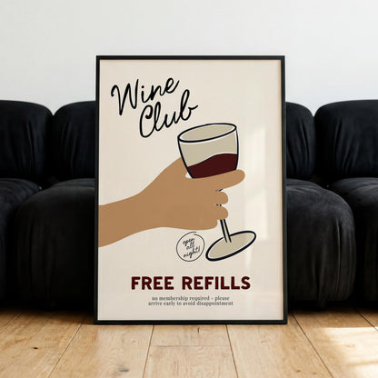 Wine Club Print