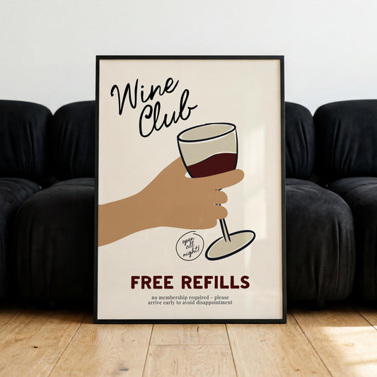 Wine Club Print