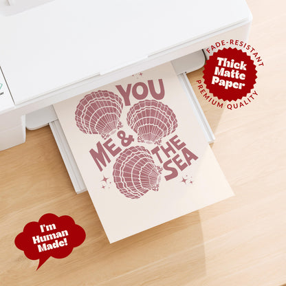 You Me and the Sea Print