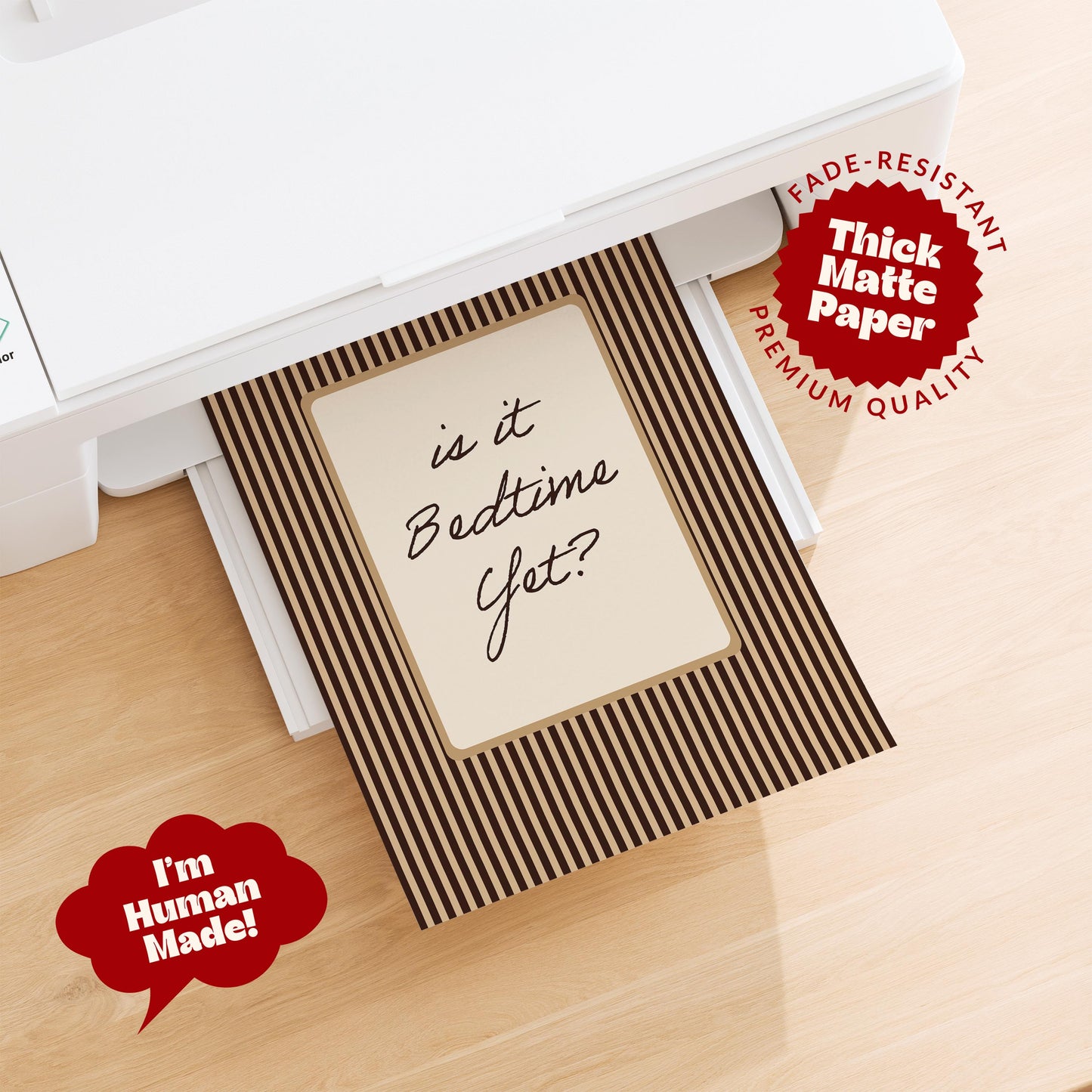 Brown Is It Bedtime Yet? Print