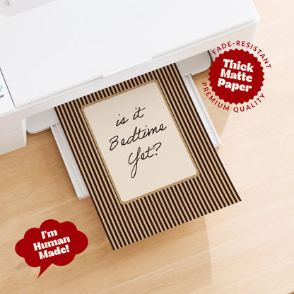 Brown Is It Bedtime Yet? Print