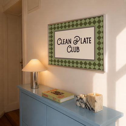 Clean Plate Club Print