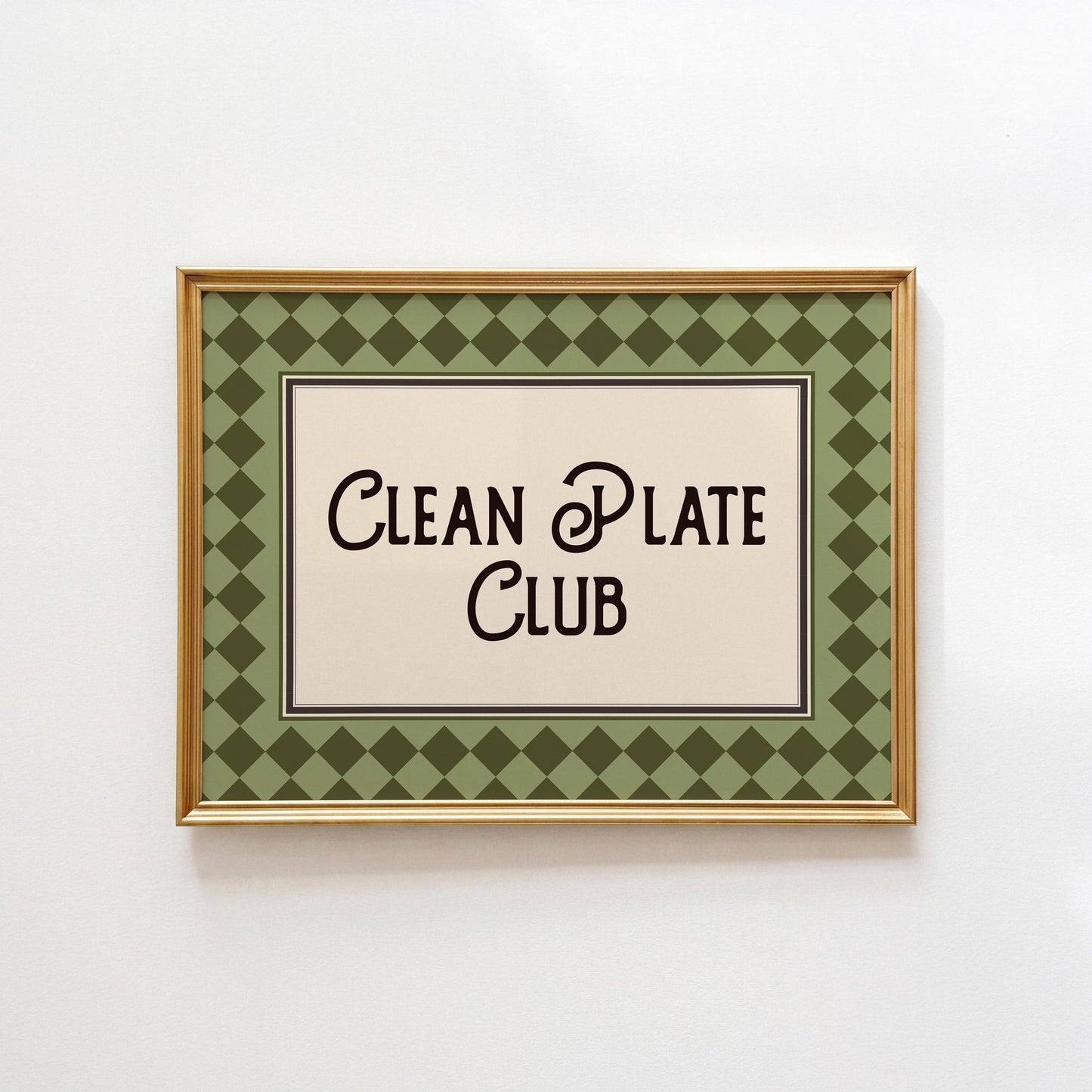 Clean Plate Club Print