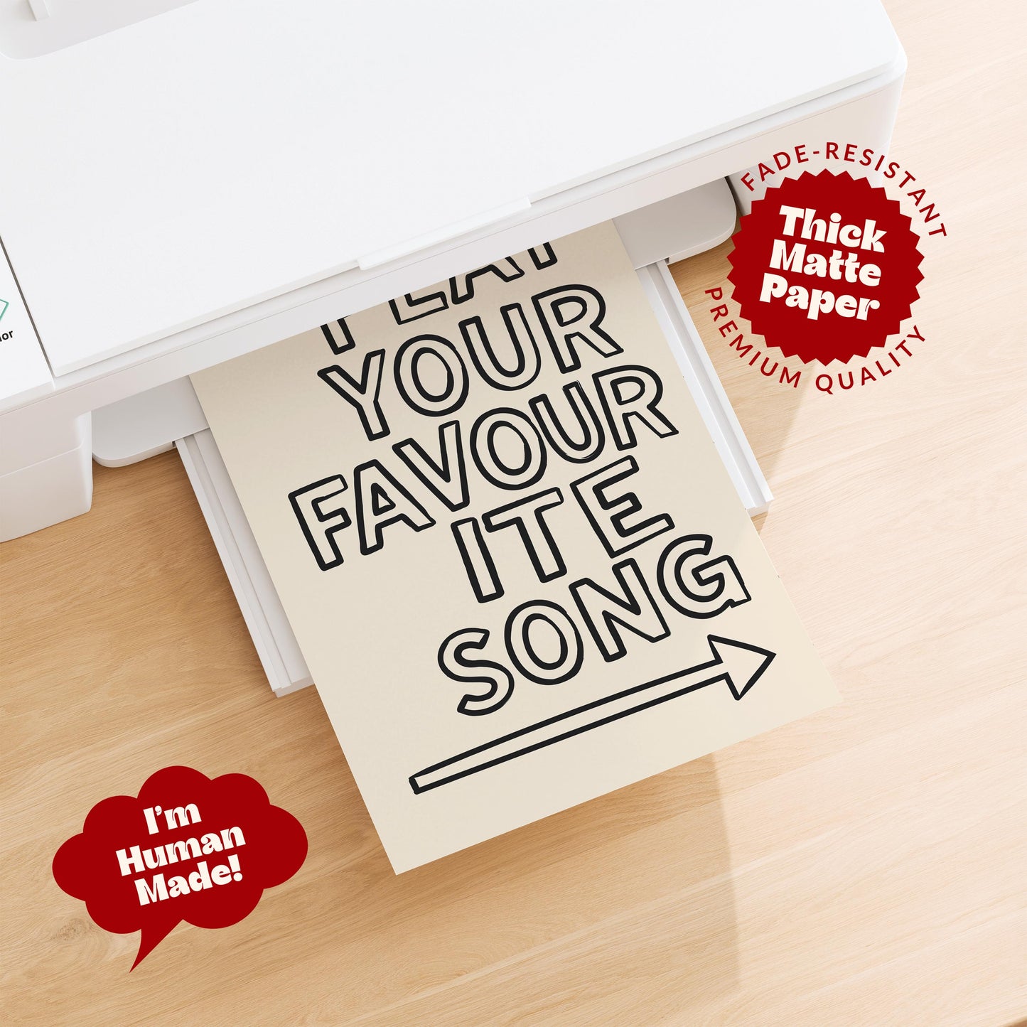 Play Your Favourite Song Print