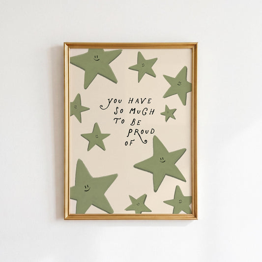 Proud Positive Affirmation Wall Art