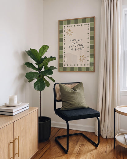 Retro Love You Print